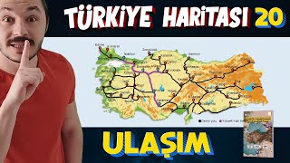 TÜRKİYEDE ULAŞIM  Türkiye Harita Bilgisi Çalışması KPSSAYTTYT [upl. by Downe939]