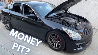 HOW RELIABLE IS A G37 SEDAN or COUPE 171000 mile check in  Q40  370GT [upl. by Helfant]