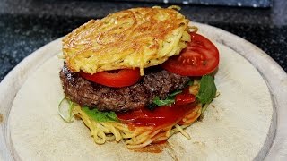 REZEPT SPAGHETTI BURGER  NUDELWOCHE  schnell amp einfach selber machen [upl. by Eninahpets]