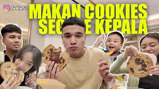 BUKBER DIRUMAH KAK VIO  MAKAN COOKIES SEGEDE KEPALA [upl. by Hsepid]