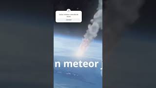 jika meteor menabrak bumi apa yang terjadi shortvideo duniarobot shorts ronaldo [upl. by Yeltrab570]