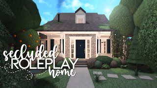 Bloxburg  Secluded Roleplay Home  275k  Speedbuild [upl. by Ellerahs619]