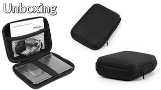 Portable Hard Disk Carrying Case Unboxing  Best Protection Storage Pouch for HDDSSD [upl. by Roxana284]