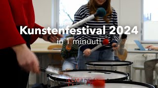 Dit was het Kunstenfestival 2024 in 1 minuut  Eligant Lyceum [upl. by Laddy]