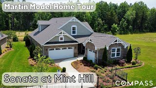 Charlotte NC  Sonata at Mint Hill  Mattamy Homes Home Tour  Martin Floor Plan  3Car Garage [upl. by Aneert73]