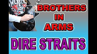 COMO TOCAR BROTHERS IN ARMS DIRE STRAITS EN GUITARRA SOLOS Y LICK INCL [upl. by Hadnama]