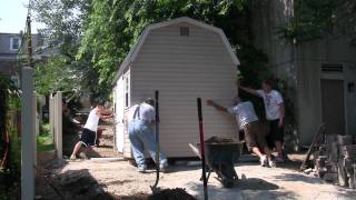 How to turn and move a shed by hand [upl. by Yrallih]