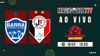 JOGO COMPLETO BARRA X JOINVILLE  9ª RODADA  CATARINENSE 2024 [upl. by Libys180]