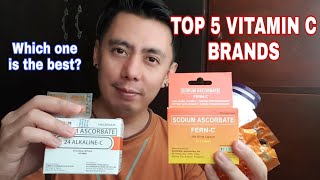 TOP 5 Non Acidic VITAMIN C BRANDS FOR THE YEAR 2020 ASCORBIC ACID amp SODIUM ASCORBATE REVIEW [upl. by Beverly]