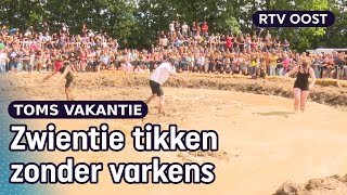 Als een varken door de modder rollen bij Dicky Woodstock  RTV Oost [upl. by Airdnax]