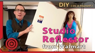 DIY Photography Reflector from Walmart [upl. by Hosea]