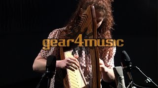 22 String Harp with Levers By Gear4music Performance [upl. by Nahtiek]