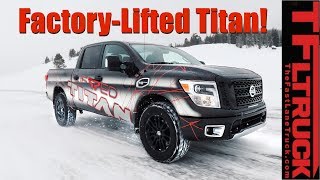 Nissan Debuts Factory Lift Kit for Titan Titan XD at Chicago Auto Show TFLfront Row [upl. by Gaelan]