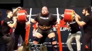 Blaine Sumner 505 kg Squat NEW WORLD RECORD Arnold Classic 2017 [upl. by Sinnelg487]