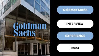 Goldman Sachs Interview Experience 2024  Software Engineering  Interview Questions Included [upl. by Aicirtac]