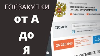 Как участвовать в тендерах Госзакупки 44 ФЗ для начинающих [upl. by Nosliw]