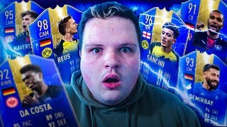 Using a FULL TOTS BUNDESLIGA TEAM in fut champs on FIFA 19 [upl. by Nilekcaj]