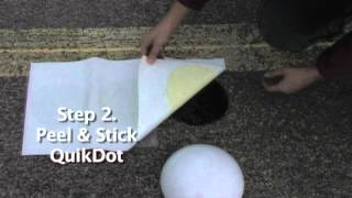 How To Install Road Reflectors with Butyl Pads Epoxy or Bituminous Adhesive [upl. by Elgna]