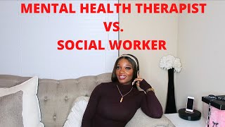 SHOULD YOU BECOME A THERAPIST OR A SOCIAL WORKER THE DIFFERENCES EXPLAINED [upl. by Birkett]