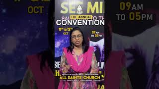 SEE Ministries  ANNUAL CONVENTION  11 amp 12 OCT  📍 All Saints Church  Secunderabad [upl. by Assek]