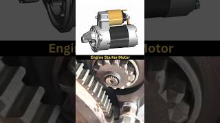 Engine Starter Motor  How it’s work cad automobile 3dprinting solidworks ddesignhub [upl. by Kcirddes]