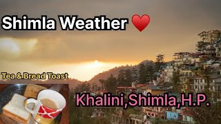 Shimla Weather ♥️ shimla vlog trending shimlahills weather [upl. by Krein655]