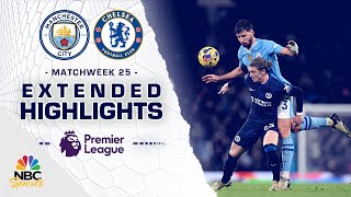 Manchester City v Chelsea  PREMIER LEAGUE HIGHLIGHTS  2172024  NBC Sports [upl. by Nanreh862]