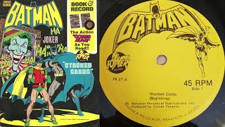 Batman Stacked Cards Book amp Audio 1975 [upl. by Larok]