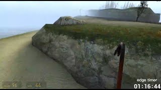 hl2 hitting map edge speedrun [upl. by Welcy]