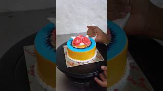 Mango flavour cake design trending viral shortvideo youtubeshorts cakeart cakedecoration [upl. by Sined]