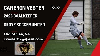 Cameron Vester  USL Academy Cup Highlights  25 Keeper [upl. by Drobman]