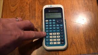 Calculator Tutorial  Intro to the TI34 Multiview [upl. by Llebpmac795]