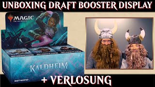 MTG Unboxing Kaldheim Draft Booster Display deutsch  Magic the Gathering  Trader  Spoiler Review [upl. by Dav557]