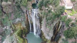 Cascata delle Marmore  AERIAL DRONE 4K VIDEO [upl. by River]