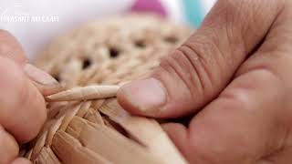 Weaving Cattail Baskets [upl. by Ydrah]