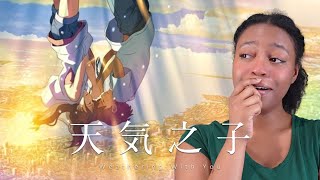 SACRIFICED TOKYO FOR THEIR LOVE WEATHERING WITH YOU TENKI NO KO FIRST TIME REACTING [upl. by Amekahs]