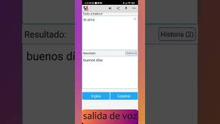 Español Inglés Traductor  Demo [upl. by Alyak]