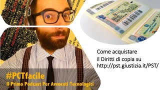 Come acquistare le Marche telematiche per diritti di copia howto pct [upl. by Anauqes]