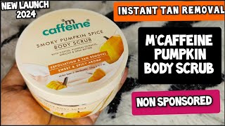 Mcaffeine Body Scrub  Mcaffeine Smokey Pumpkin Spice Body Scrub  tanremoval summer bodycare [upl. by Niggem]