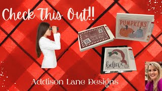 Have You Seen This A New To Me Etsy Shop  Addison Lane Designs [upl. by Frederic998]