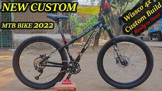 NEW CUSTOM MTB BIKE 2022  Wissco 4x Custom Build  Ready to Stunt  Stunt Cycle price in Bangladesh [upl. by Anoiuq]