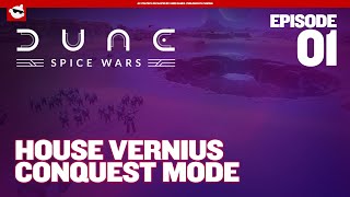 1 MECHS amp RAILGUNS  DUNE Spice Wars  NEW House Vernius Faction DLC Conquest Mode Gameplay [upl. by Annayr]