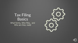 2023 Filing Basics [upl. by Olette383]