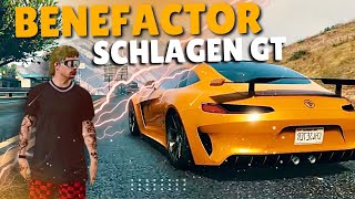 “REAL AMG PAINTJOB” Benefactor Schlagen GT Customization  GTA Online [upl. by Ydnew]