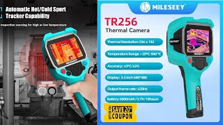 Mileseey TR256 Infrared Thermal Camera Six Color Palettes Auto Focus Temperature High Precision New [upl. by Wohlen290]