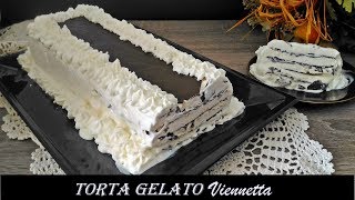 TORTA GELATO Viennetta fatta in casa [upl. by Aicilif]