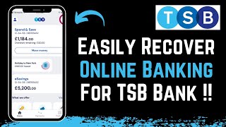 TSB Bank Recover Login Details  How to Reset Mobile Banking User ID [upl. by Ainocal]