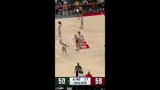 Celeste Taylor Steal Taylor Thierry Converts And1 vs Michigan State Ohio State Womens Basketball [upl. by Idnahr737]