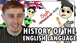 Brit Reacting to Casually Explained The English Language [upl. by Enived786]