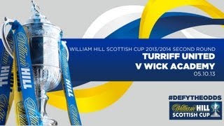 Turriff United 42 Wick Academy  William Hill Scottish Cup 20132014 Second Round [upl. by Arotal]